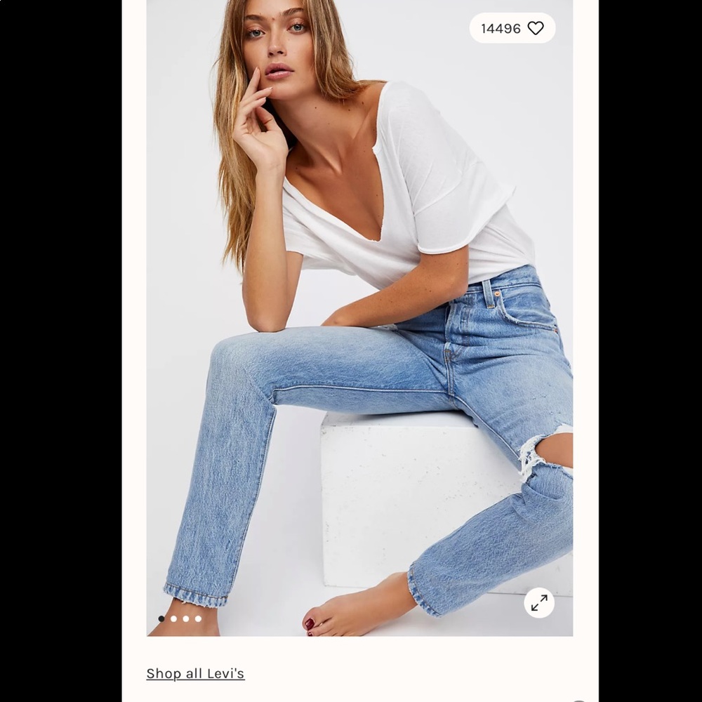 Levi’s 501 skinny jeans NWT size 30